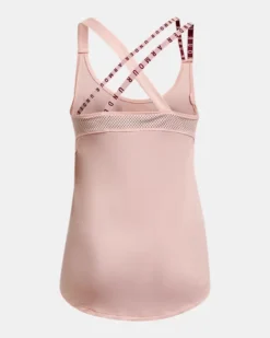 Women's HeatGear Armour Wordmark Double Strap Tank -Deals Haute Vex Store PS1355609 685 HB