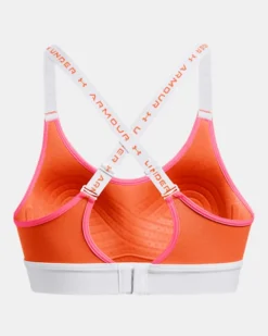 Women's UA Infinity Mid Run Sports Bra -Deals Haute Vex Store PS1361032 100 HB