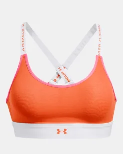 Women's UA Infinity Mid Run Sports Bra -Deals Haute Vex Store PS1361032 100 HF