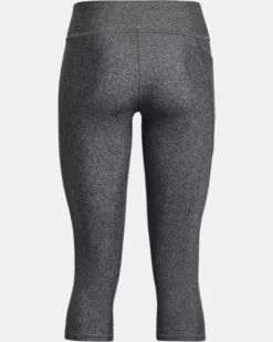 Women's HeatGear No-Slip Waistband Mid-Rise Capris -Deals Haute Vex Store PS1365332 019 HB