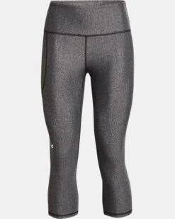 Women's HeatGear No-Slip Waistband Capris -Deals Haute Vex Store PS1365334 019 HF