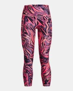 Women's HeatGear No-Slip Waistband Printed Ankle Leggings -Deals Haute Vex Store PS1365338 603 HF