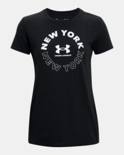 Women's UA New York Short Sleeve -Deals Haute Vex Store PS1367379 001 HF