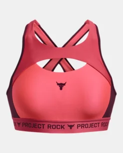 Women's Project Rock Crossback Sports Bra -Deals Haute Vex Store PS1373602 652 HF