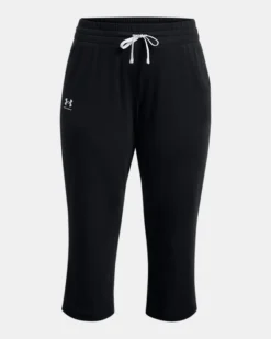 Women's UA Rival Terry Flare Crop Pants -Deals Haute Vex Store PS1378978 001 HF
