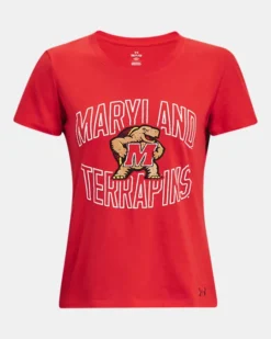 Women's UA Performance Cotton Collegiate T-Shirt -Deals Haute Vex Store PS5119668 604 HF