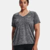 Women's UA Tech™ Twist V-Neck Short Sleeve -Deals Haute Vex Store V5 1353758 001 FC