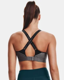 Women's UA Infinity High Heather Sports Bra -Deals Haute Vex Store V5 1354315 019 BC MD