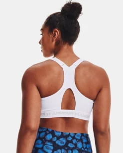 Women's Armour High Crossback Zip Sports Bra -Deals Haute Vex Store V5 1355110 100 BC 38C