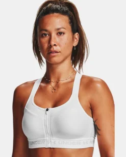 Women's Armour High Crossback Zip Sports Bra