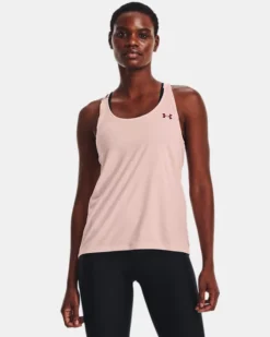 Women's HeatGear Armour Wordmark Double Strap Tank