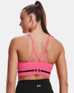 Women's UA Seamless Low Long Heather Sports Bra 17 Women's UA Seamless Low Long Heather Sports Bra -Deals Haute Vex Store V5 1357232 653 BC MD
