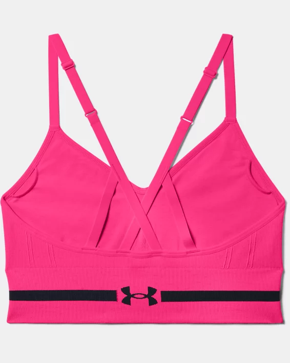 Women's UA Seamless Low Long Heather Sports Bra 12 Women's UA Seamless Low Long Heather Sports Bra - Image 10