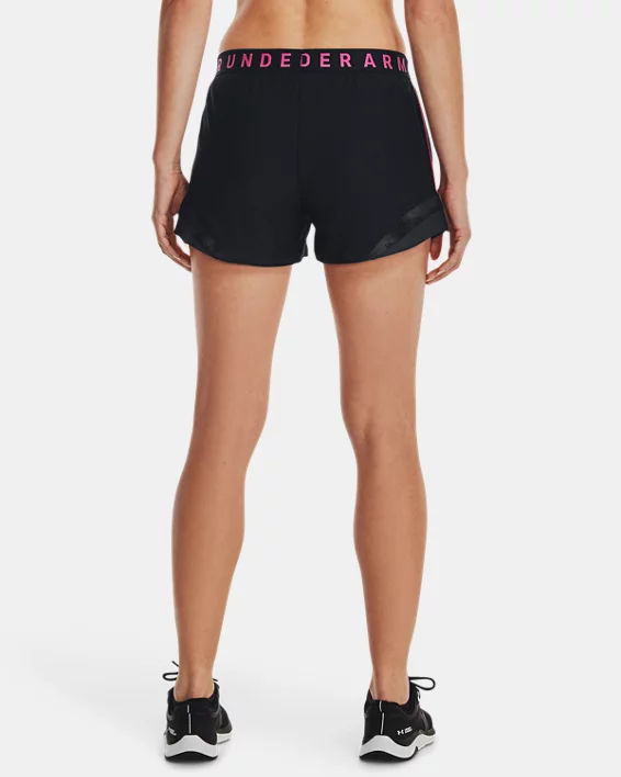 Women's UA Play Up 3.0 Tri Color Shorts 4 Women's UA Play Up 3.0 Tri Color Shorts - Image 2