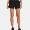 Women's UA Play Up 3.0 Tri Color Shorts -Deals Haute Vex Store V5 1360940 007 FC
