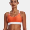 Women's UA Infinity Mid Run Sports Bra -Deals Haute Vex Store V5 1361032 100 FC