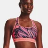 Women's Armour Mid Crossback Printed Sports Bra -Deals Haute Vex Store V5 1361042 603 FC