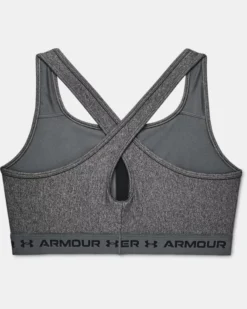 Women's Armour Mid Crossback Heather Sports Bra -Deals Haute Vex Store V5 1362898 019 LDB SL