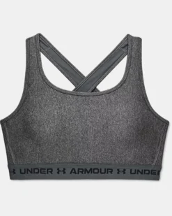 Women's Armour Mid Crossback Heather Sports Bra -Deals Haute Vex Store V5 1362898 019 LDF SL