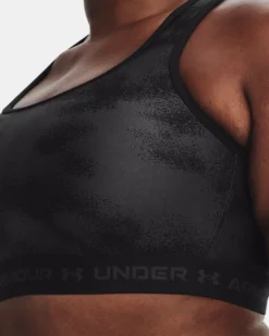 Women's Armour Mid Crossback Print Sports Bra -Deals Haute Vex Store V5 1362899 004 SIDEDET