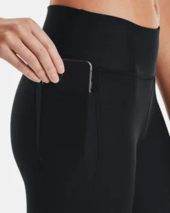 Women's HeatGear No-Slip Waistband Mid-Rise Full-Length Leggings -Deals Haute Vex Store V5 1365333 001 SIDEDET