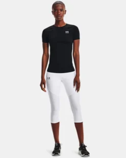 Women's HeatGear Team Capris -Deals Haute Vex Store V5 1365474 100 FSF