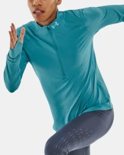 Women's UA Qualifier Run 2.0 ½ Zip -Deals Haute Vex Store V5 1365632 433 FCADD