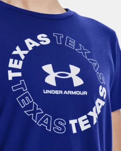 Women's UA Texas Short Sleeve -Deals Haute Vex Store V5 1367394 400 COLLAR