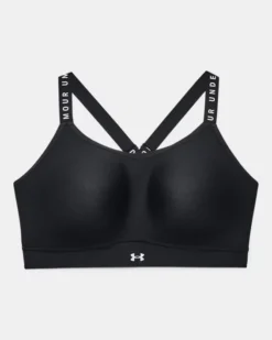 Women's UA Infinity Mid Covered Sports Bra -Deals Haute Vex Store V5 1368457 001 LDF SL