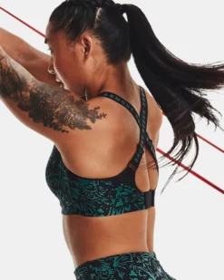 Women's UA Infinity High Printed Sports Bra -Deals Haute Vex Store V5 1369026 002 BCADD