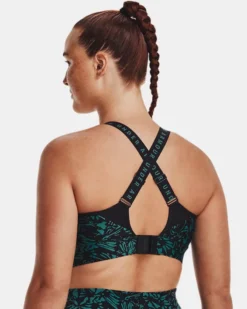 Women's UA Infinity High Printed Sports Bra -Deals Haute Vex Store V5 1369026 002 BC LG