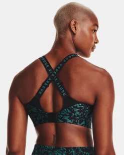 Women's UA Infinity High Printed Sports Bra -Deals Haute Vex Store V5 1369026 002 BC MD