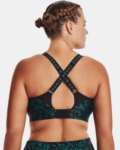Women's UA Infinity High Printed Sports Bra -Deals Haute Vex Store V5 1369026 002 BC XL