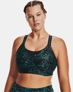 Women's UA Infinity High Printed Sports Bra -Deals Haute Vex Store V5 1369026 002 FC XL