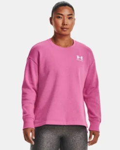 Women's UA Rival Fleece Oversized Crew