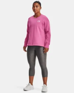 Women's UA Rival Fleece Oversized Crew -Deals Haute Vex Store V5 1369423 659 FSF