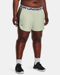 Women's UA Play Up Side Stripe Shorts