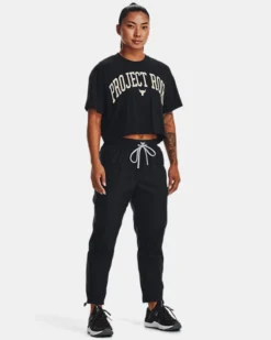 Women's Project Rock Crop Short Sleeve -Deals Haute Vex Store V5 1373594 001 FSF