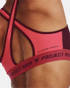 Women's Project Rock Crossback Sports Bra -Deals Haute Vex Store V5 1373602 652 BCKDET