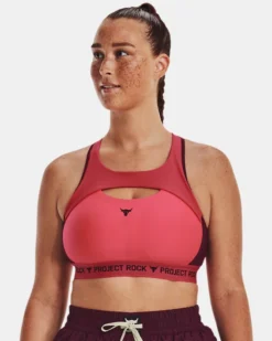 Women's Project Rock Crossback Sports Bra -Deals Haute Vex Store V5 1373602 652 FC LG