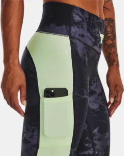 Women's Project Rock HeatGear Print Ankle Leggings -Deals Haute Vex Store V5 1373603 001 SIDEDET