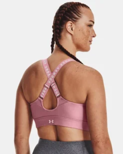 Women's UA Infinity High Zip Sports Bra -Deals Haute Vex Store V5 1373860 697 BC LG