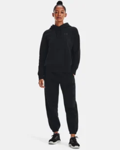 Women's UA Rival Fleece Oversize Joggers -Deals Haute Vex Store V5 1376334 001 FSF