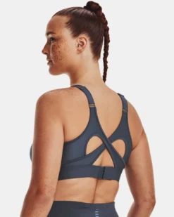 Women's UA Infinity High Crossover Sports Bra -Deals Haute Vex Store V5 1376882 044 BC LG