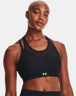Women's UA Infinity Low Mesh Sports Bra -Deals Haute Vex Store V5 1376886 001 FC MD