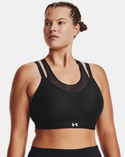 Women's UA Infinity Low Mesh Sports Bra -Deals Haute Vex Store V5 1376886 001 FC XL