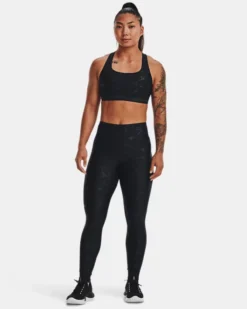 Women's HeatGear No-Slip Waistband Emboss Leggings -Deals Haute Vex Store V5 1377108 001 FSF