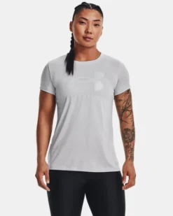 Women's UA Techâ„¢ Twist Big Logo Gel Short Sleeve