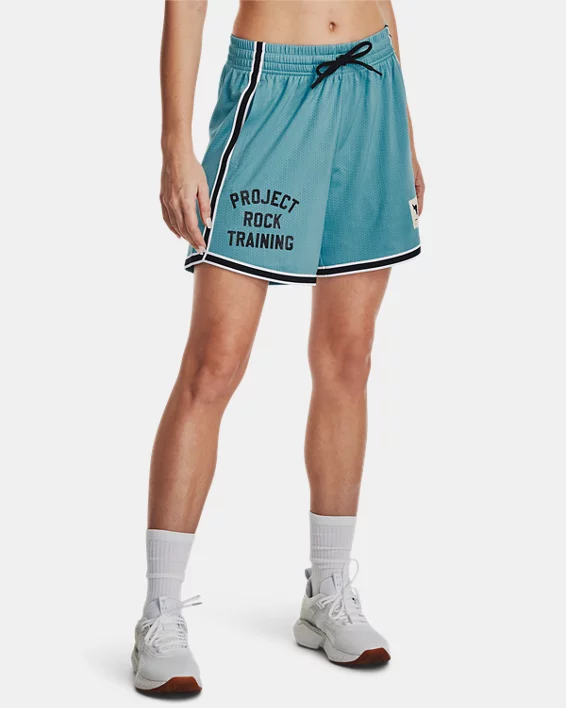 Women's Project Rock Penny Mesh Shorts 3 Women's Project Rock Penny Mesh Shorts