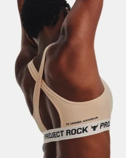 Women's Project Rock Crossback Training Ground Sports Bra -Deals Haute Vex Store V5 1377462 832 BCKDET